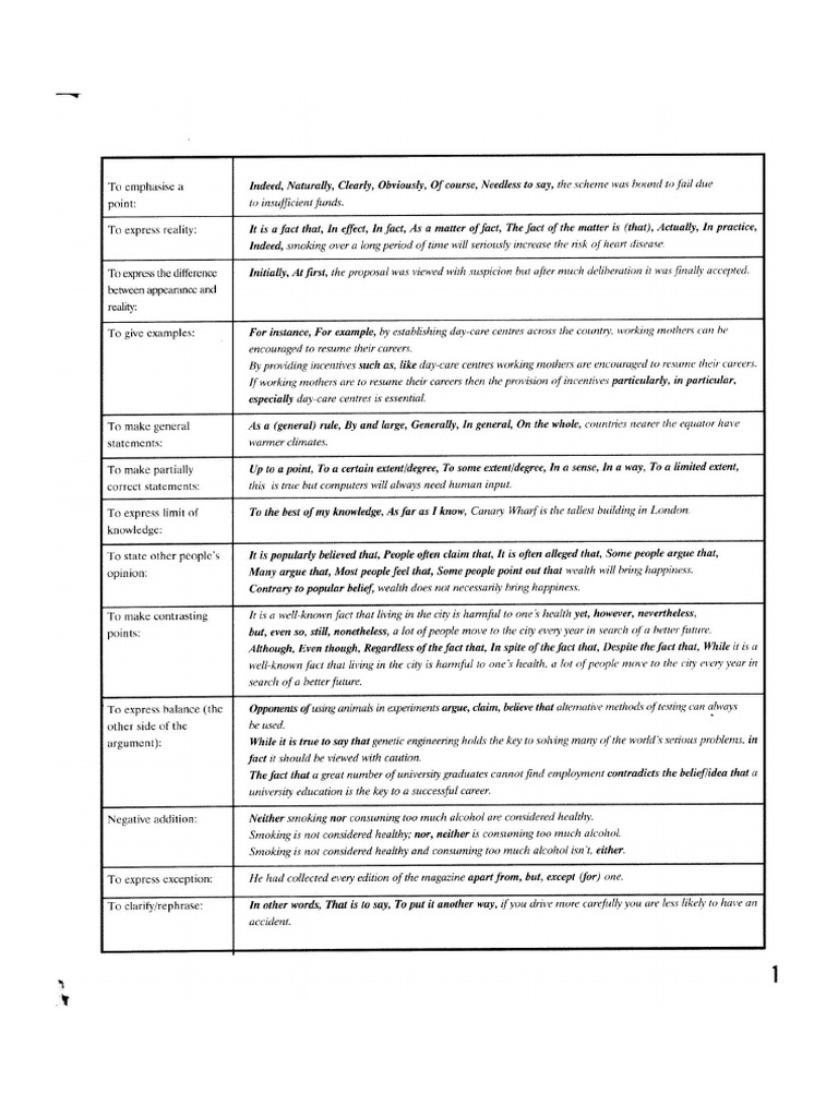 Linking Words 2 | PDF