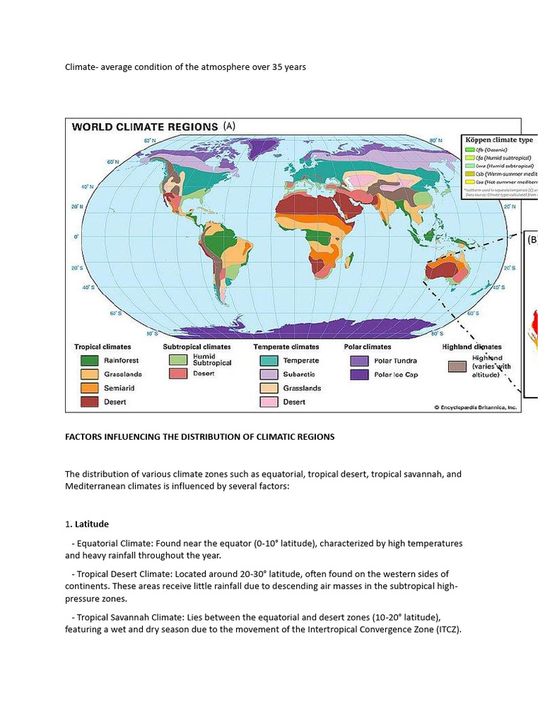 Factors Shaping Global Climate Zones | PDF | Climate Change | Subtropics