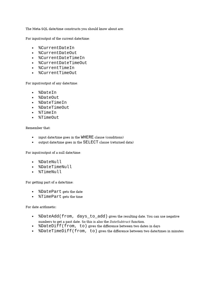 Date Formats | PDF