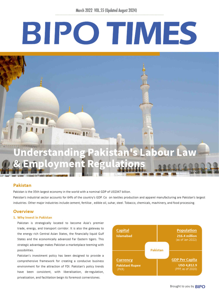 Undertsnading Labor Laws of Pakistan BPO | PDF | Parental Leave | Sick ...