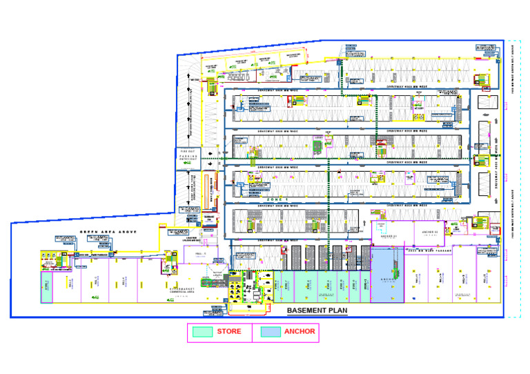 Commercial Building Basement Plan | PDF | Building Technology ...