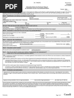 CRA Offline Authorization Form AUT-01 | PDF | Taxes | Government Finances