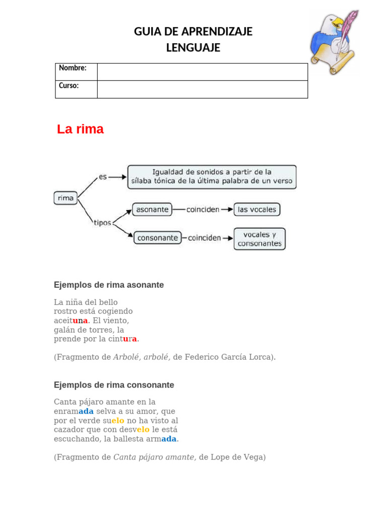 Guia Las Rimas | PDF