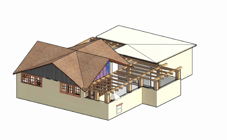 1-PROYECTO DE GAZEBO EN TERRAZA-rvt ULTIMO PERSPECTIVA 2 | PDF