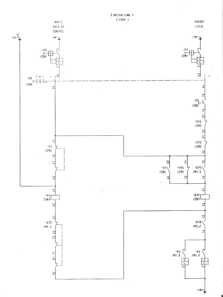 Diagrama Siemens para Control SF6 | PDF