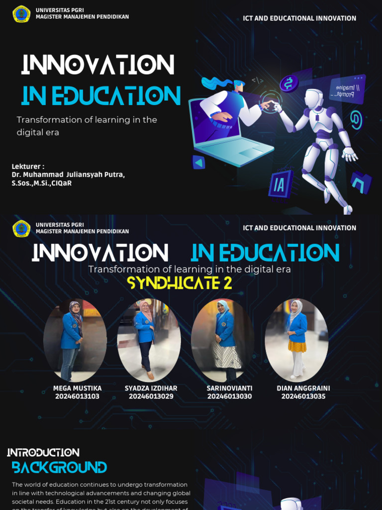 Educational Innovation in the Digital Era | PDF | Educational ...