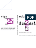Edge of Awareness Book Cover Design