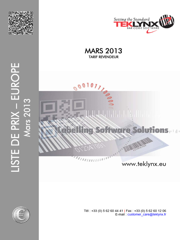 Liste de Prix CODESOFT Mars 2013 | PDF | Logiciel | Microsoft Windows