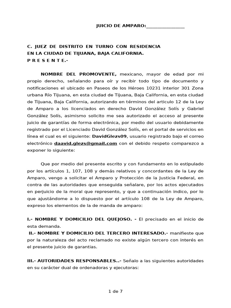 Amparo Indirecto Plazos y Terminos | PDF | Pensión | Caso de ley