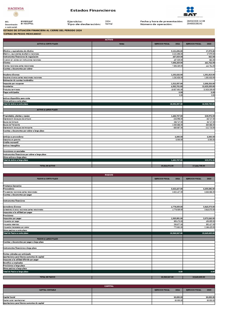 Bin080516487 36 2024 | PDF | Contabilidad | Impuestos