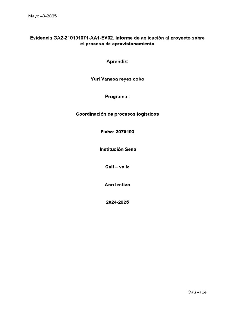 Proceso de Aprovisionamiento Empresarial | PDF | Business | Obtención