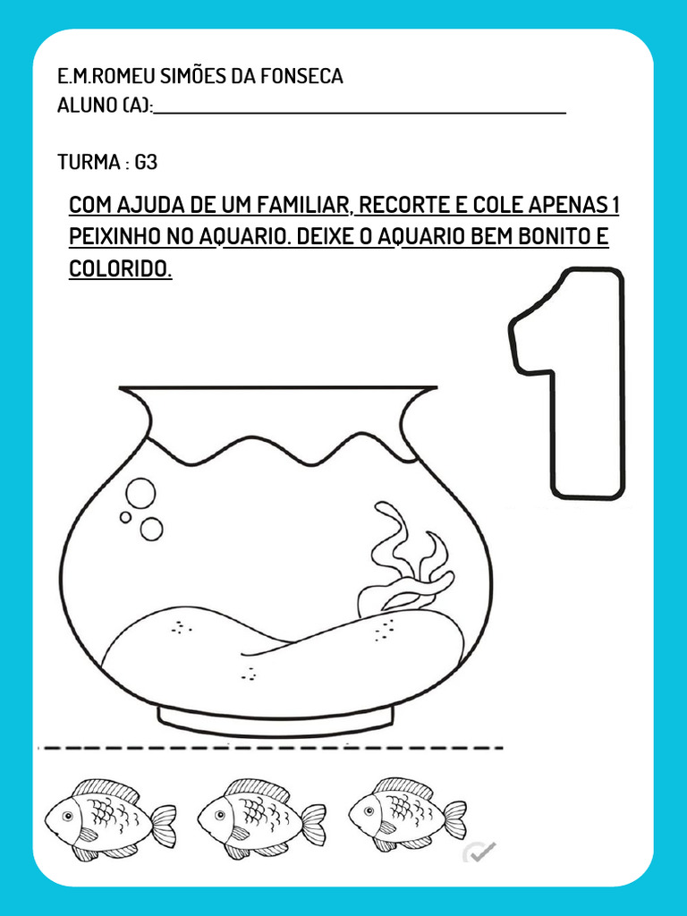 Match Fish Shadows Worksheet Attention Activity Activity Elementary ...