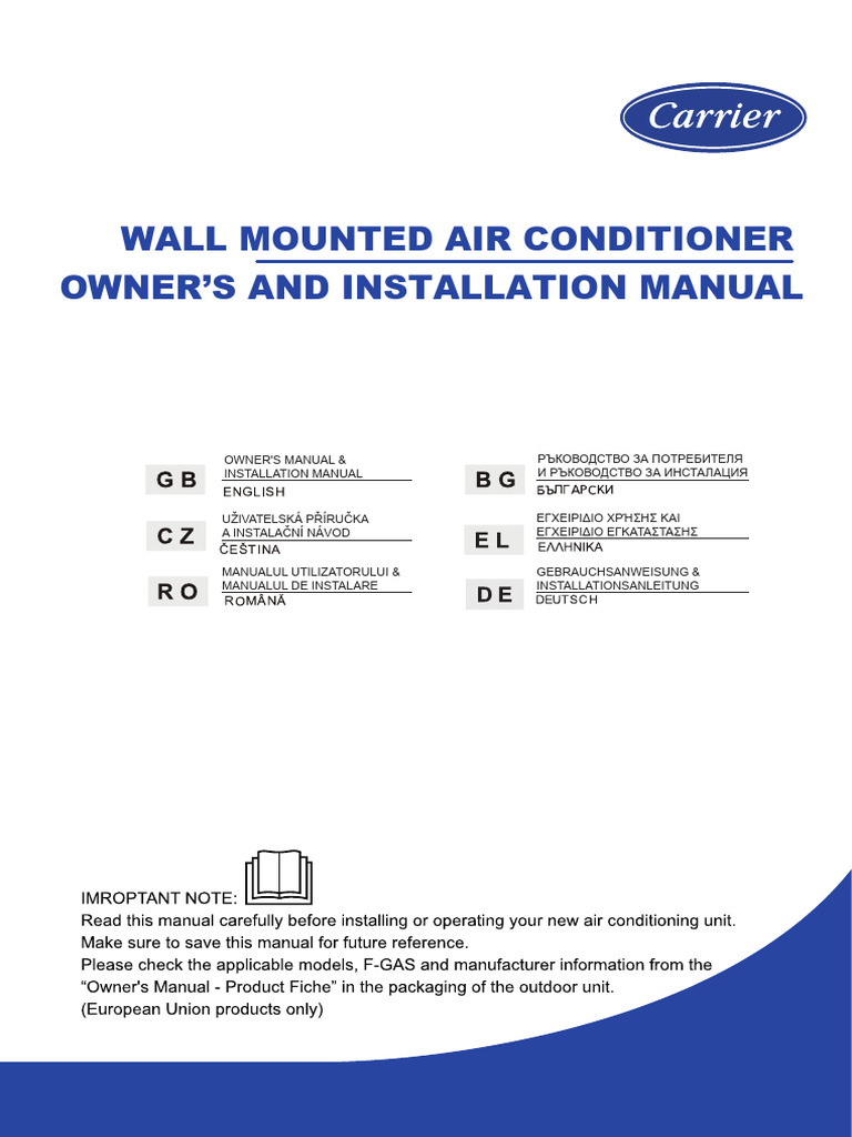 Wall Mounted AC Installation Guide | PDF | Electrical Connector ...