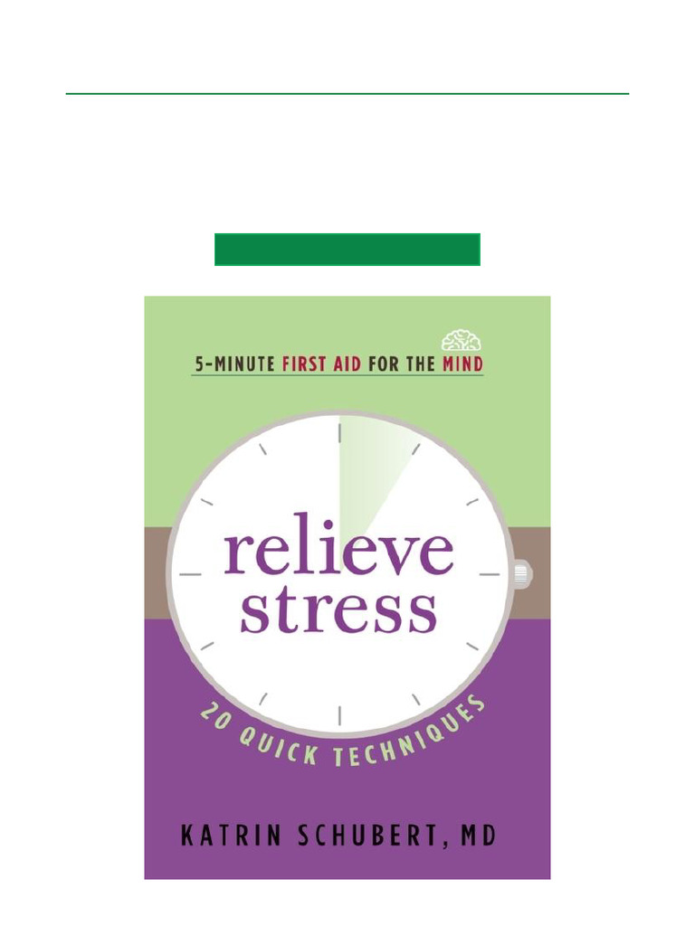 20 Quick Techniques to Relieve Stress | PDF | Anxiety | Breathing