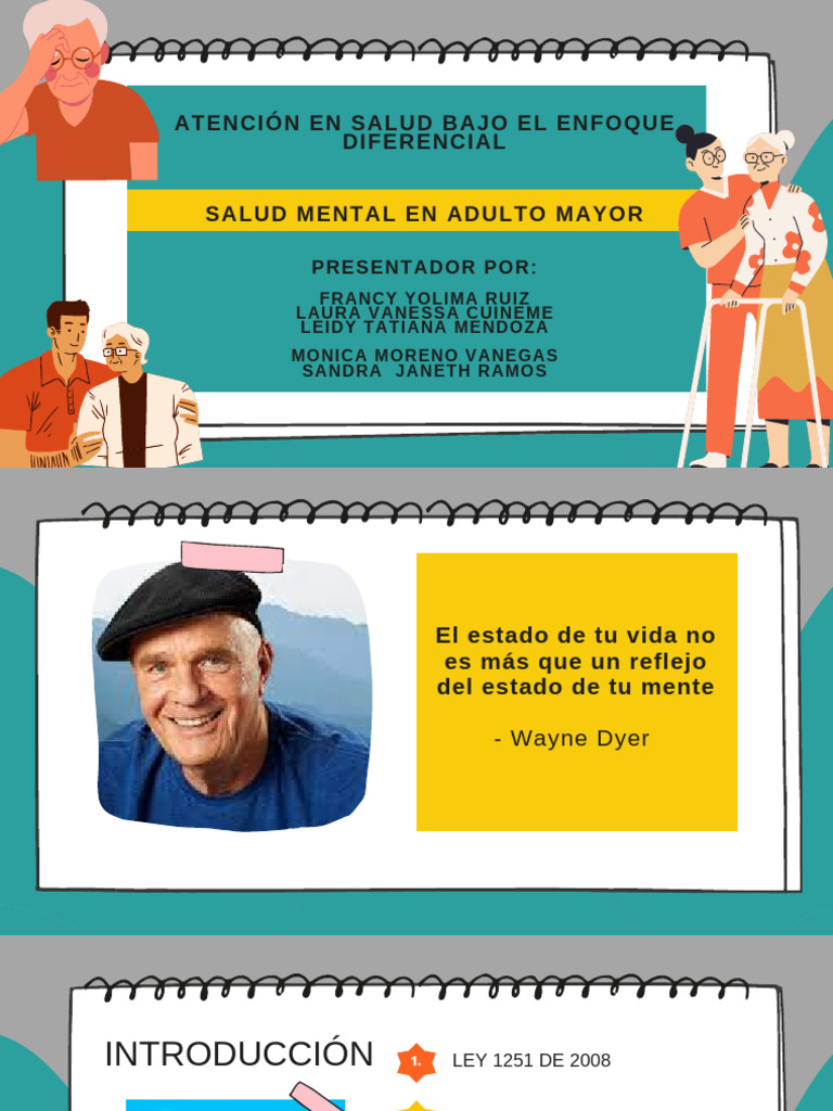 Salud mental en adultos mayores (3) | PDF | Vejez | Salud mental