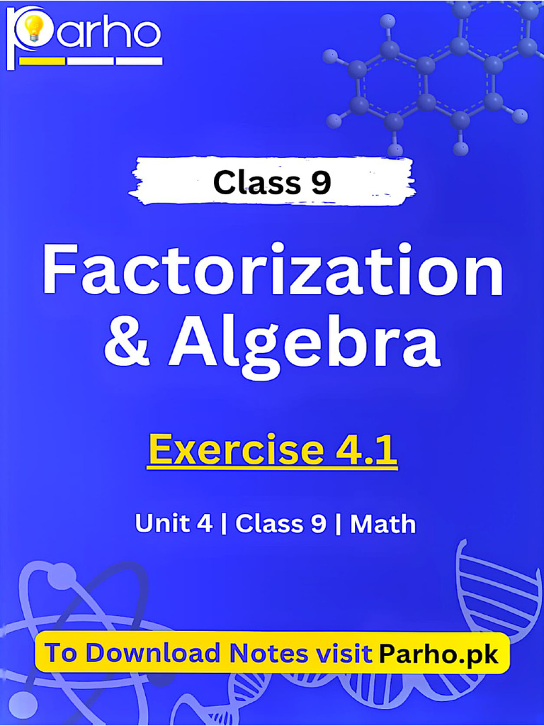 9th Math Exercise 4.1 | PDF