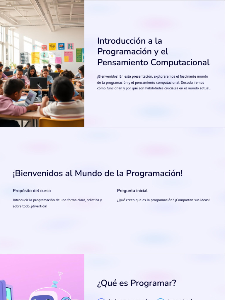 Introducción a Programación y Pensamiento Computacional | PDF ...