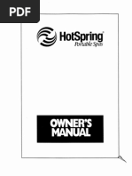 Download 1997 Scanned Hot Spring Owners Manual by Gary Youell SN85881866 doc pdf