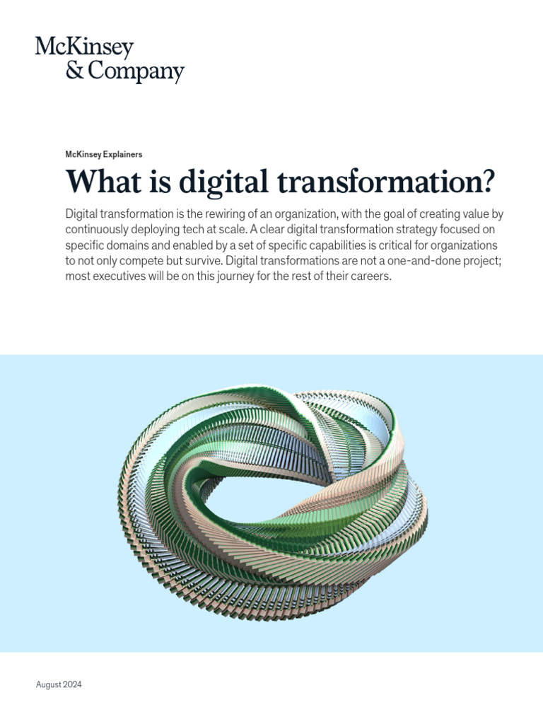 Digital Transformation Strategies Explained | PDF | Artificial ...