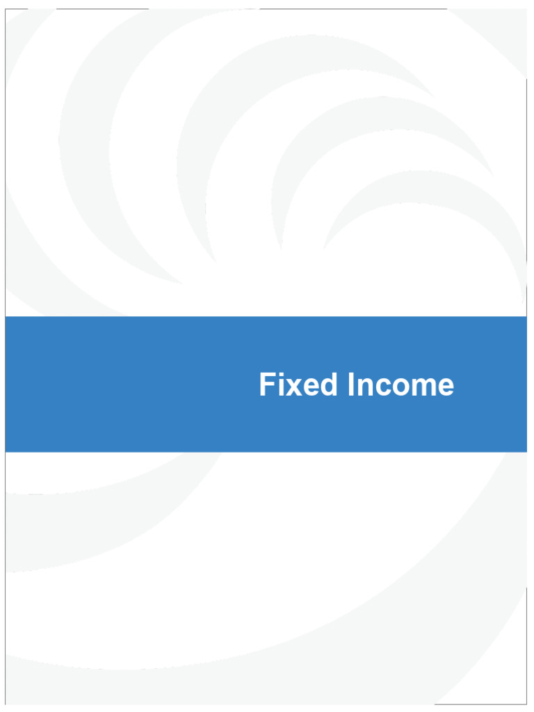 Features of Fixed-Income Instruments | PDF | Bonds (Finance) | Fixed Income