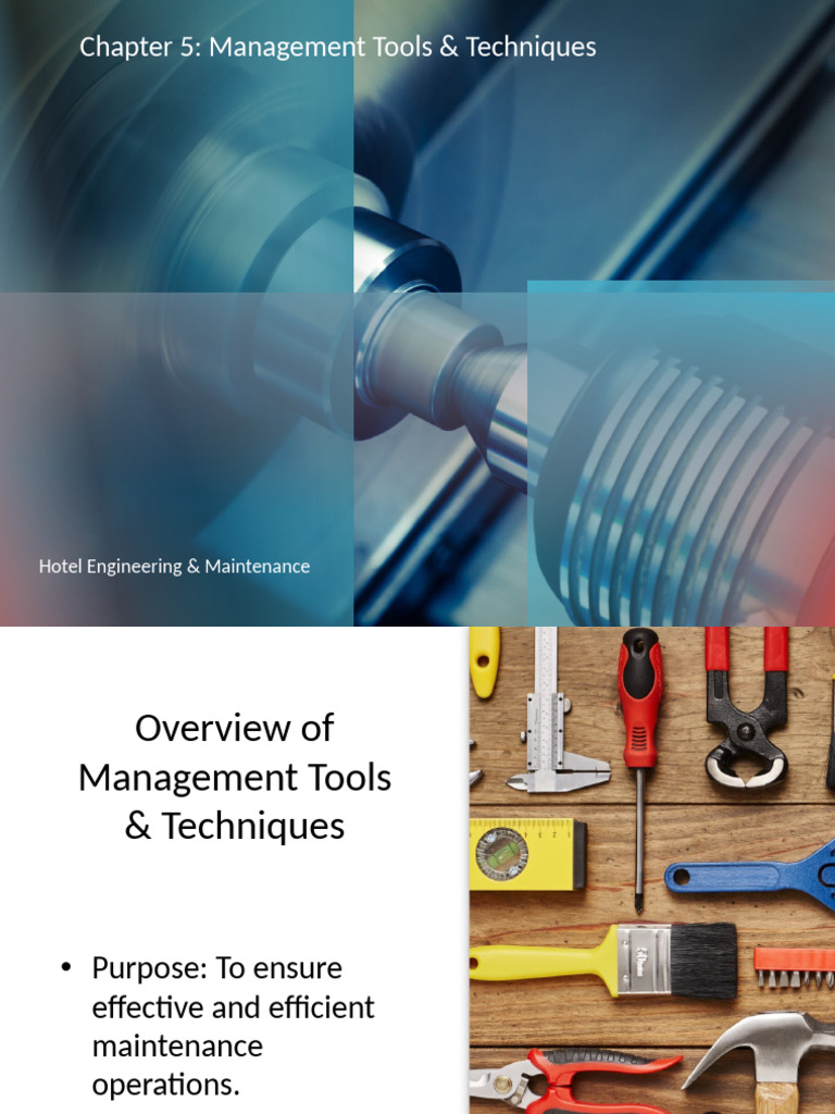 Chapter 5 Management Tools and Techniques | PDF