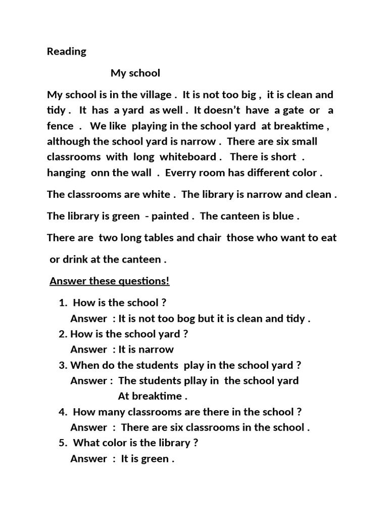 My School | PDF