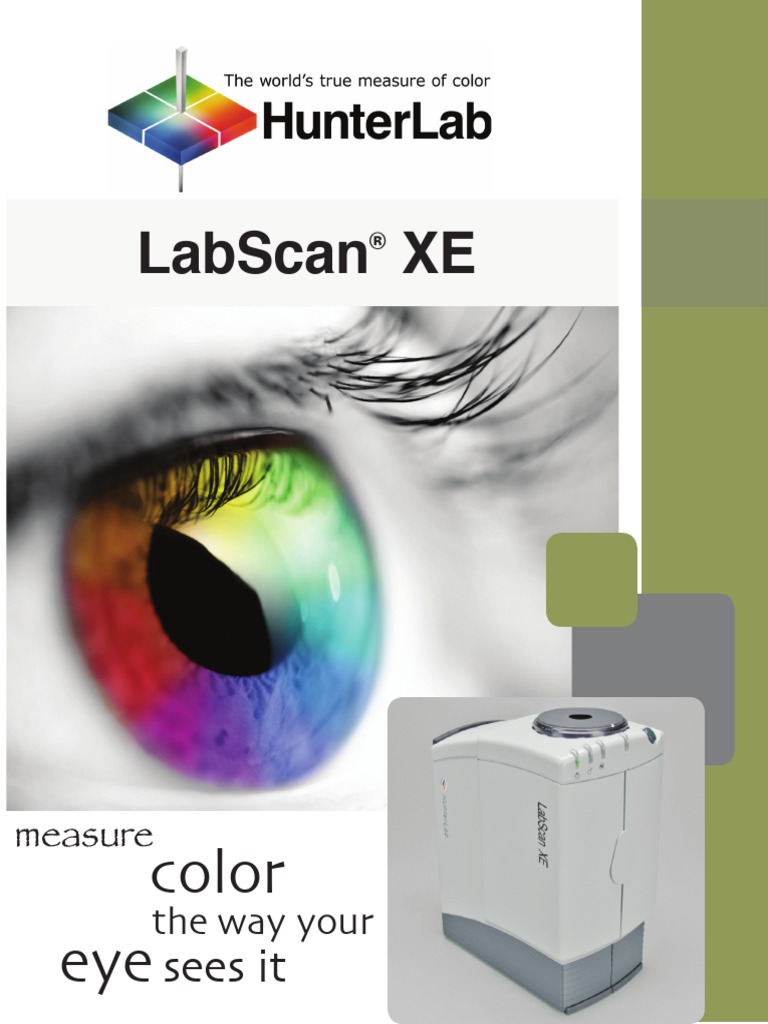 Advanced Color Measurement with LabScan XE | PDF | Paint | Materials