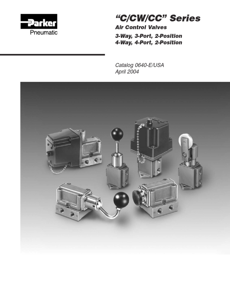 C/CW/CC Series Pneumatic Valves Catalog | PDF | Valve | Mechanical ...