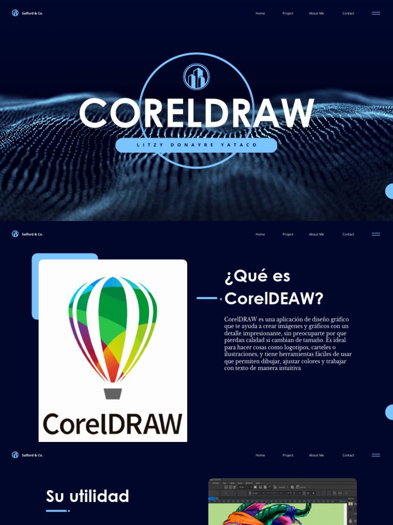 Blue Modern Futuristic Technology Presentation | PDF | Diseño gráfico ...