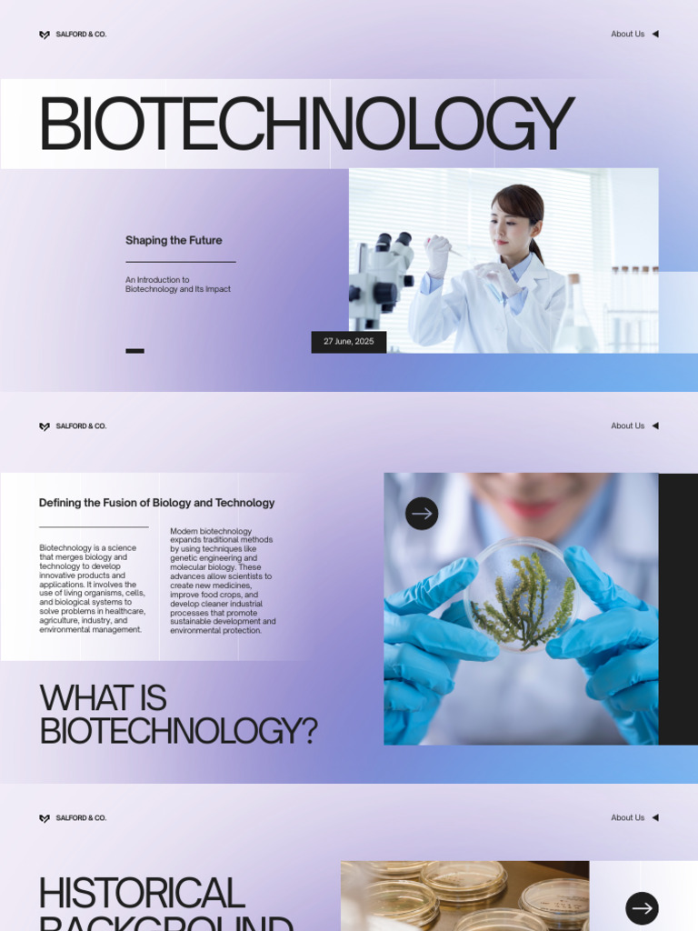 Introduction to Biotechnology Applications | PDF | Biotechnology ...
