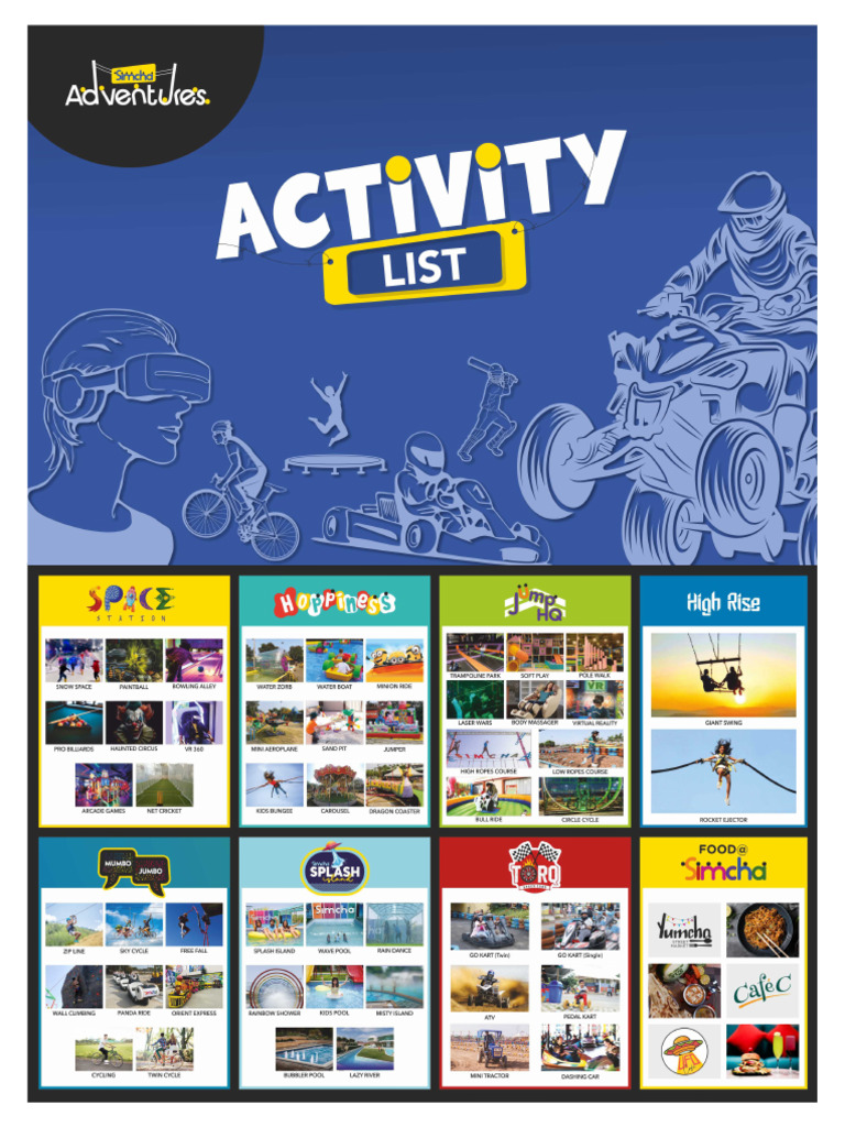 Adventure Activity Booklet A3 | PDF