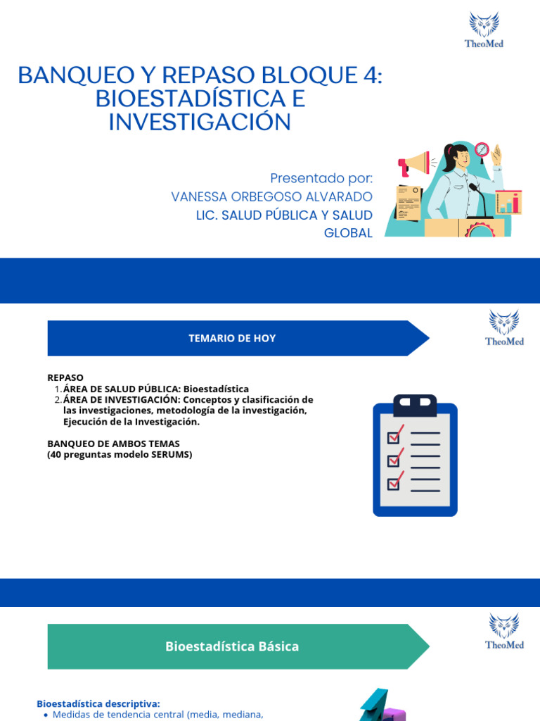Banqueo y Repaso 0304 | PDF | Ensayo clínico | Epidemiología