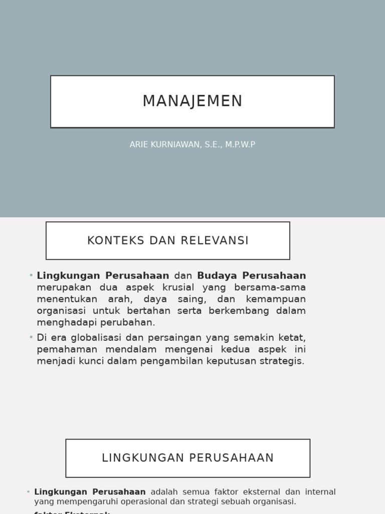 Manajemen 2 | PDF