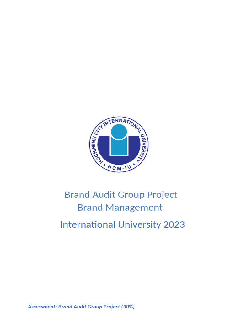 Brand Audit Project Guidelines | PDF | Brand | Marketing