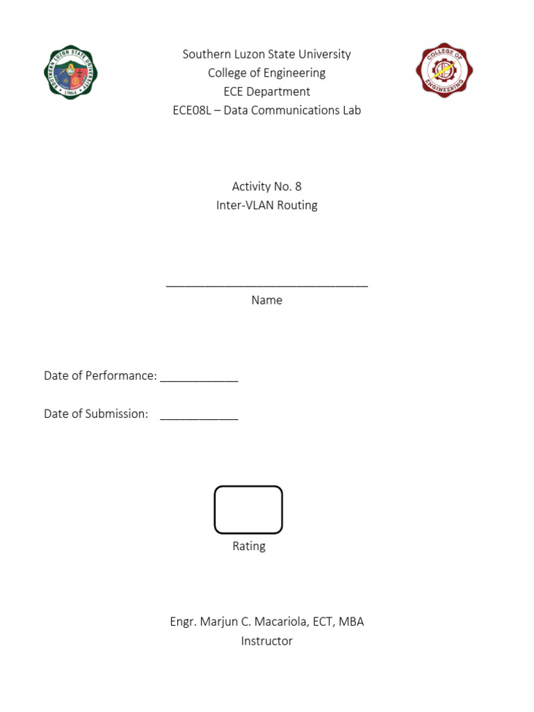 Inter-VLAN Routing Lab Guide | PDF | Network Interface Controller ...