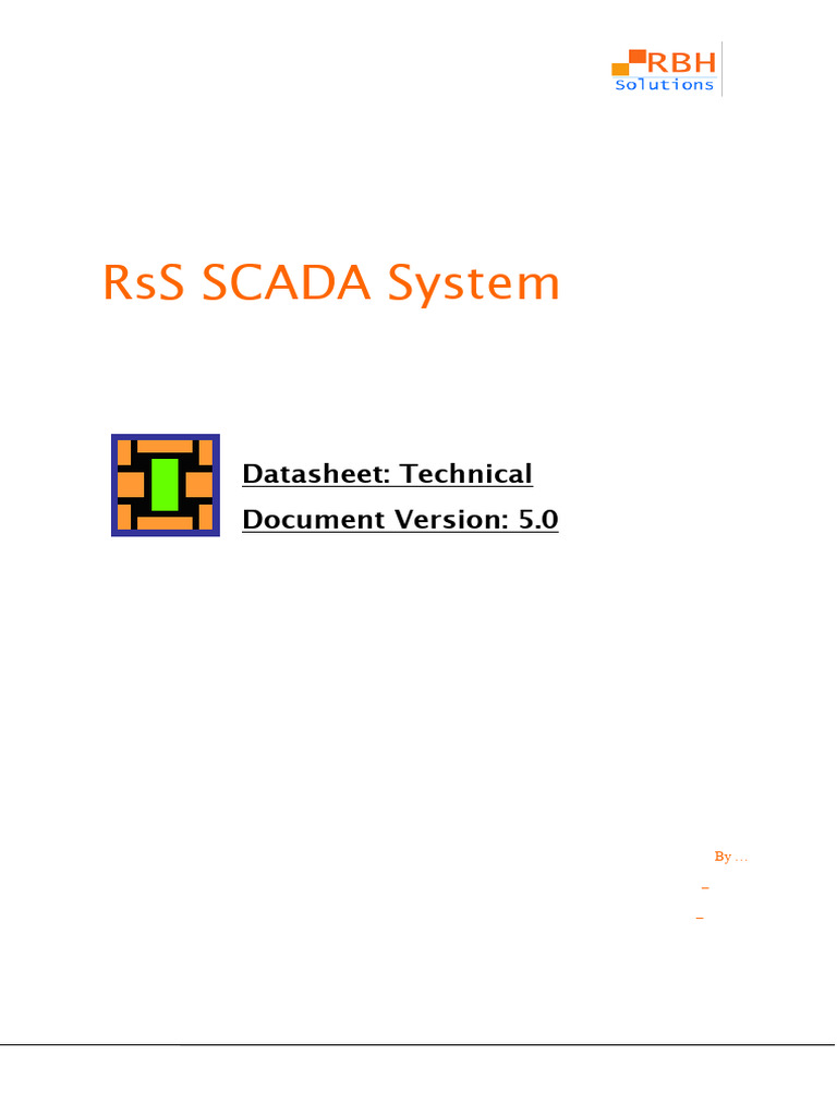 RsS SCADA System Technical Datasheet | PDF | Scada | Databases