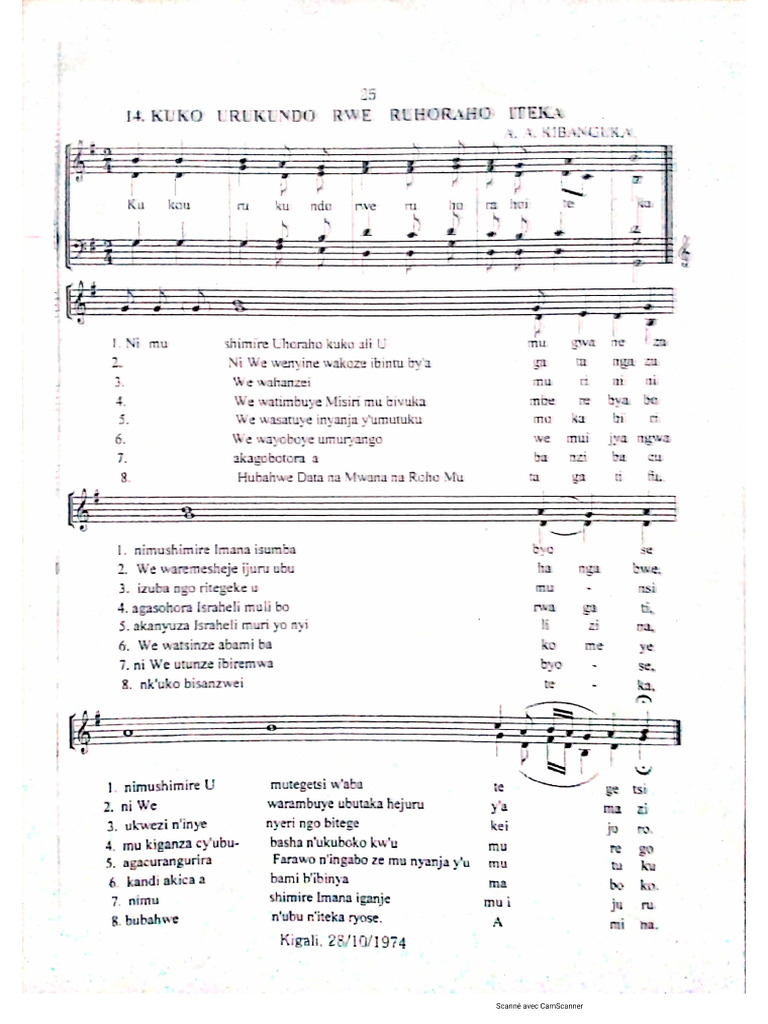 Kuko Urukundo Rwe Ruhoraho Iteka by A.A. Kibanguka-1 | PDF