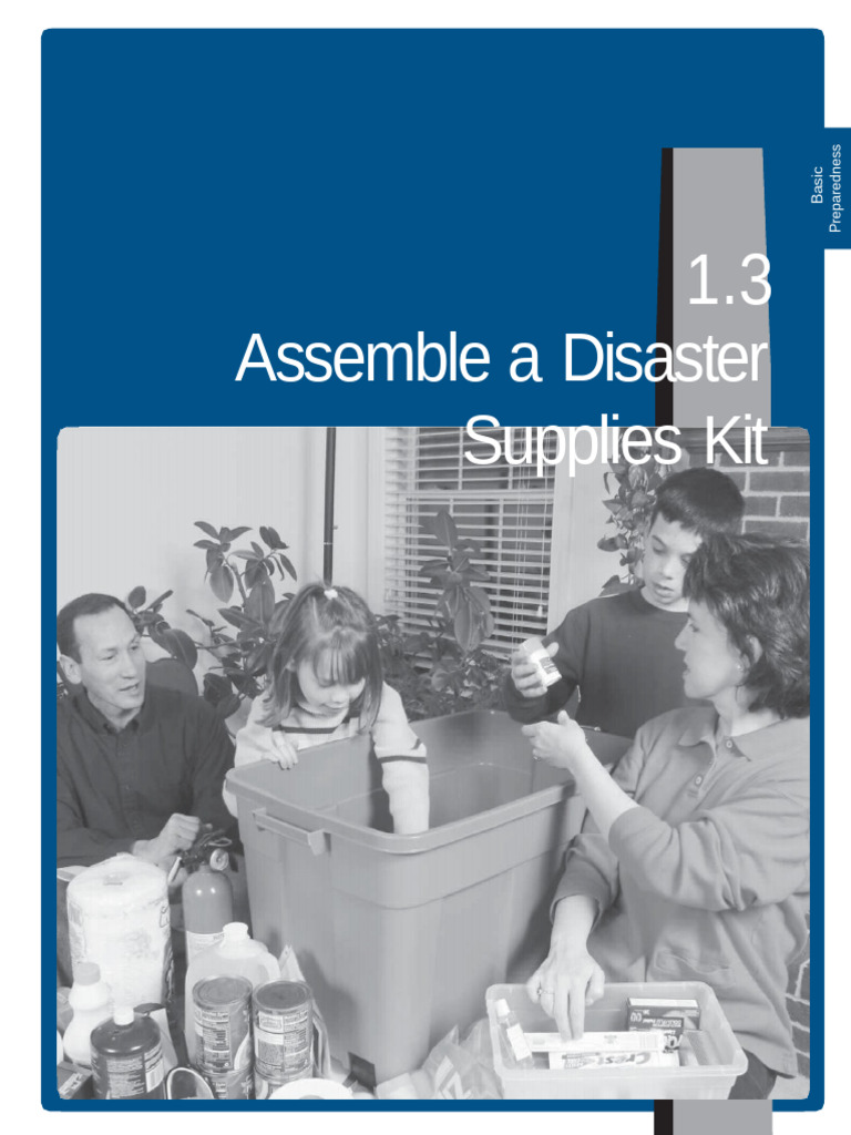Personal and Home Disaster Preparedness | PDF | Water | Emergency ...