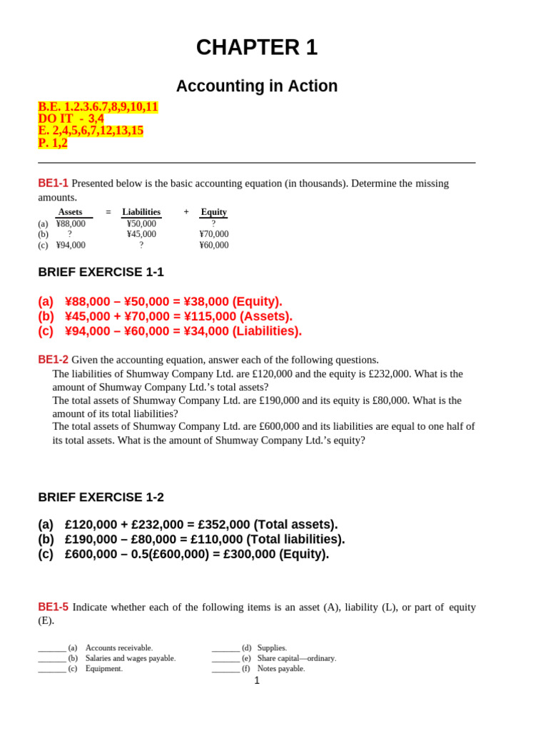 Accounting Ratios and Exercises Solutions | PDF | Cost Of Living | Expense