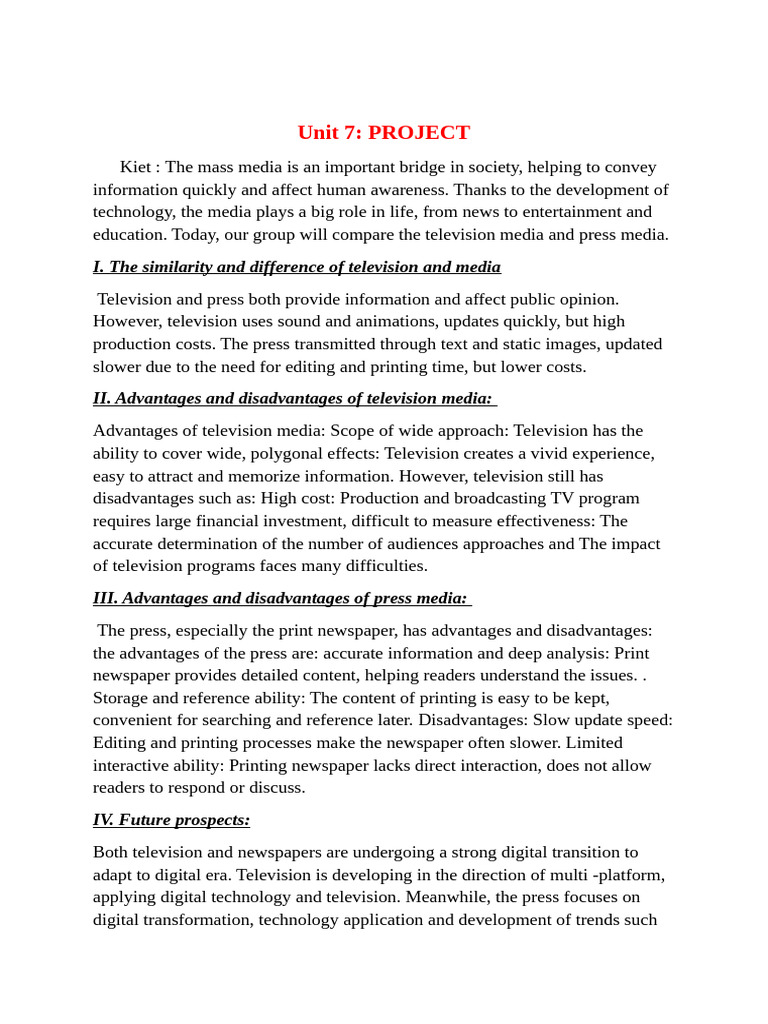 Unit 7-Project | PDF