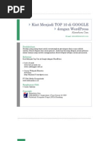 Download Menjadi Top 10 Di Google Dengan WordPress by Imam Ciptarjo SN85888396 doc pdf