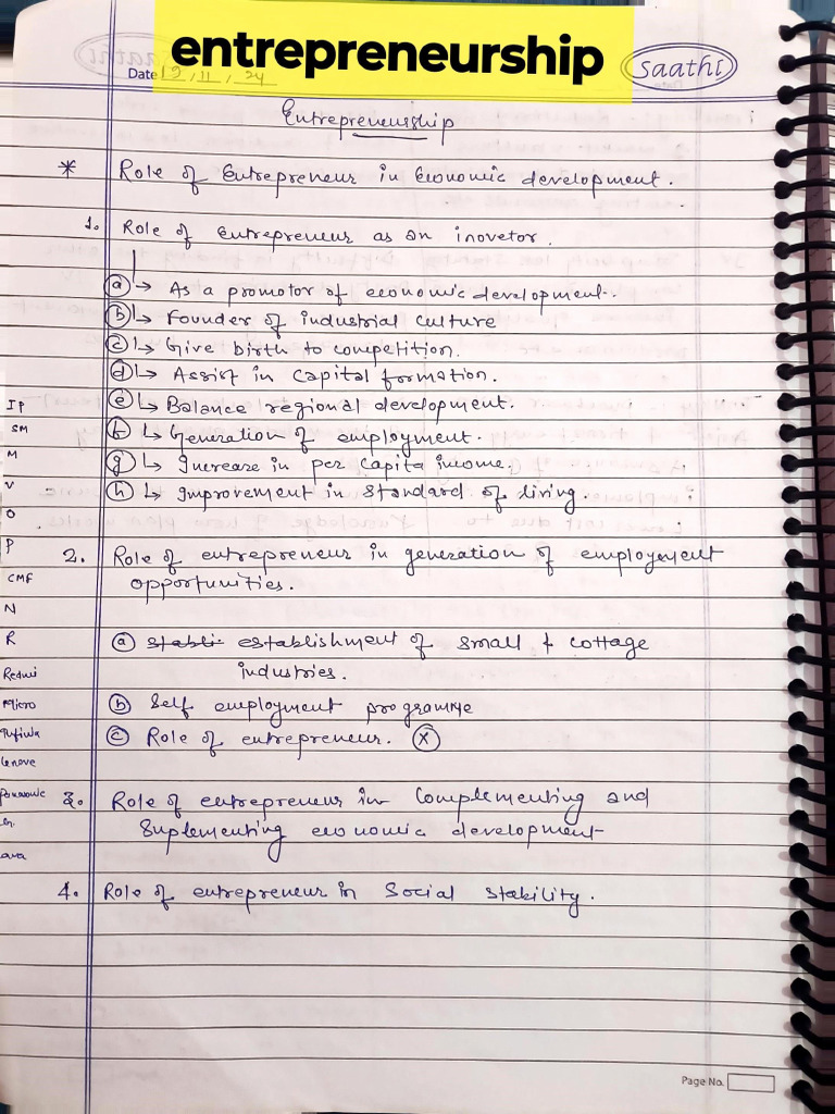 Class Notes | PDF