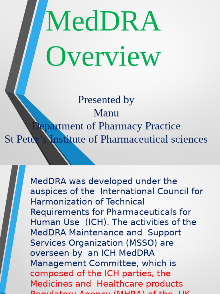 MedDRA Overview and Coding Guide | PDF | Medical Specialties | Health ...