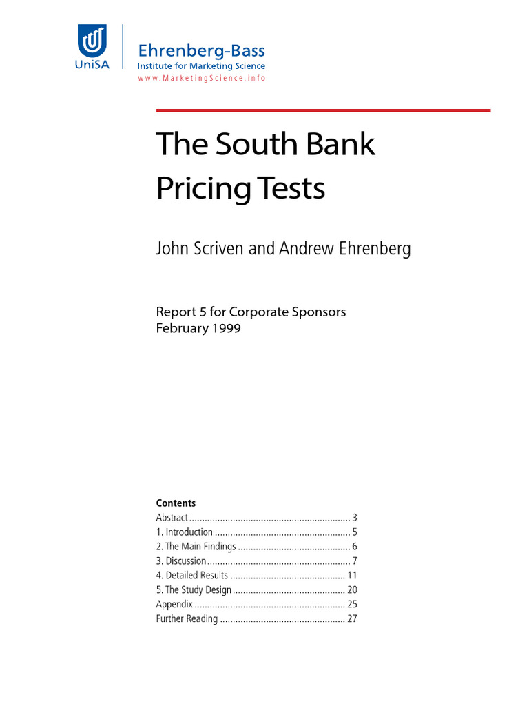 Price Elasticity in Brand Pricing Tests | PDF | Elasticity (Economics ...