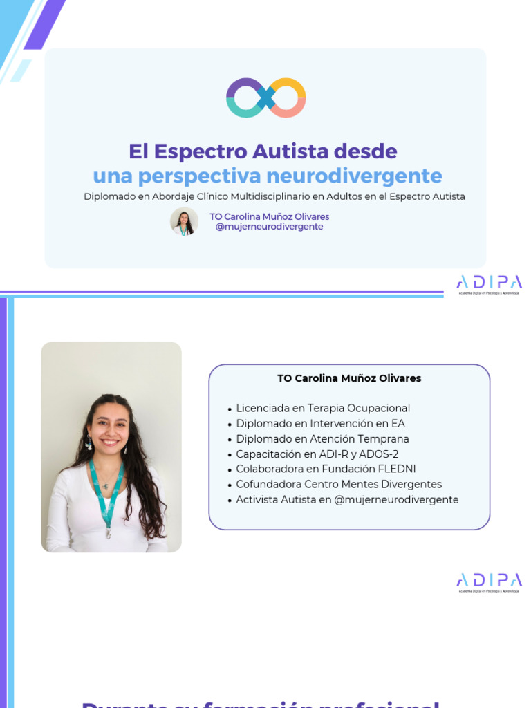 Seminario El Espectro Autista Desde Una Perspectiva Neurodivergente 1 ...