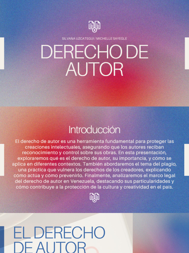 Derecho de Autor | PDF