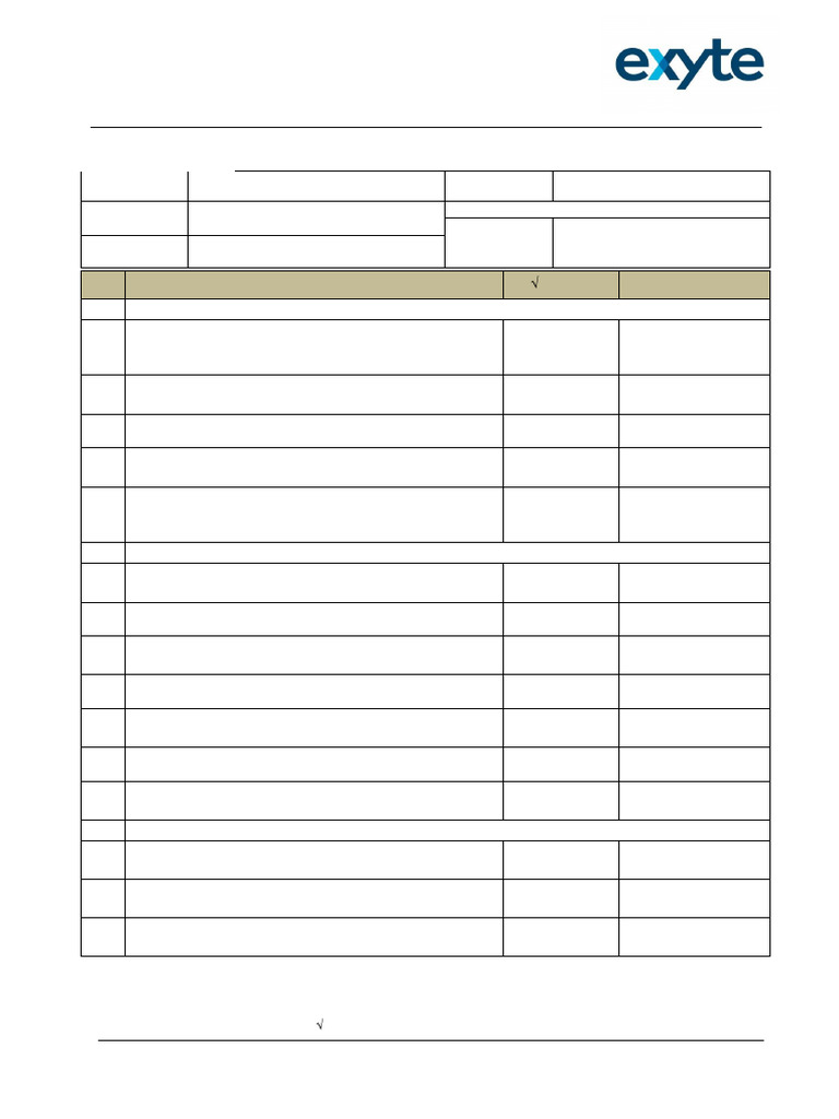 EHS Inspection Checklist Template | PDF | Personal Protective Equipment ...