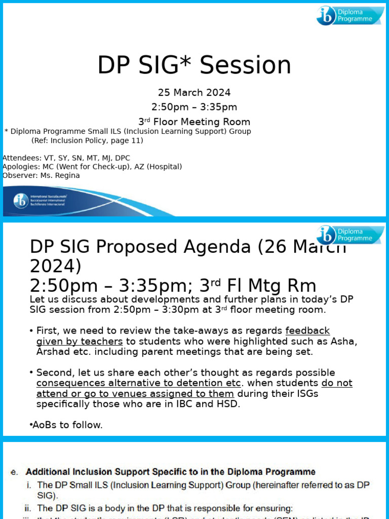 005 Slides 26 March 2024 DP SIG Session | PDF