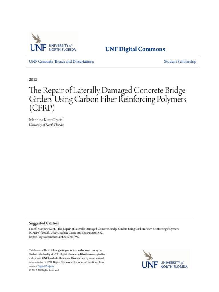 CFRP Repair of Concrete Bridge Girders | PDF | Fibre Reinforced Plastic ...