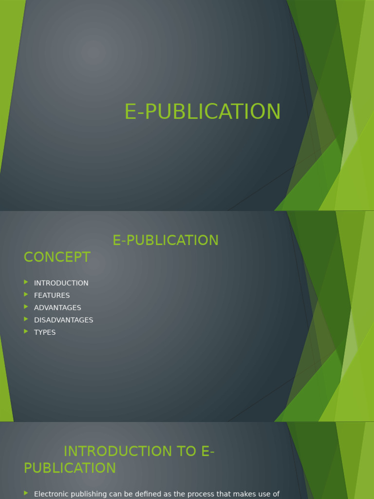 E Publication. 4 | PDF | Electronic Publishing | Computing